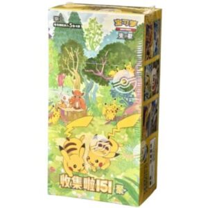 【卡盒】簡中版Pokemon 「收集啦151 聚」booster box(5張卡裝)